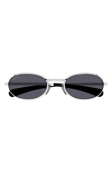 53mm Oval Sunglasses