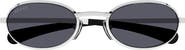 Gucci 53mm Oval Sunglasses