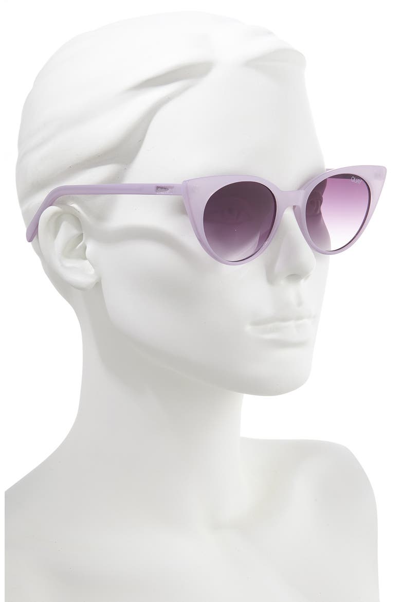 Australia Aphrodite 53mm Cat Eye Sunglasses, Alternate, color, VIOLET/ PURPLE FADE