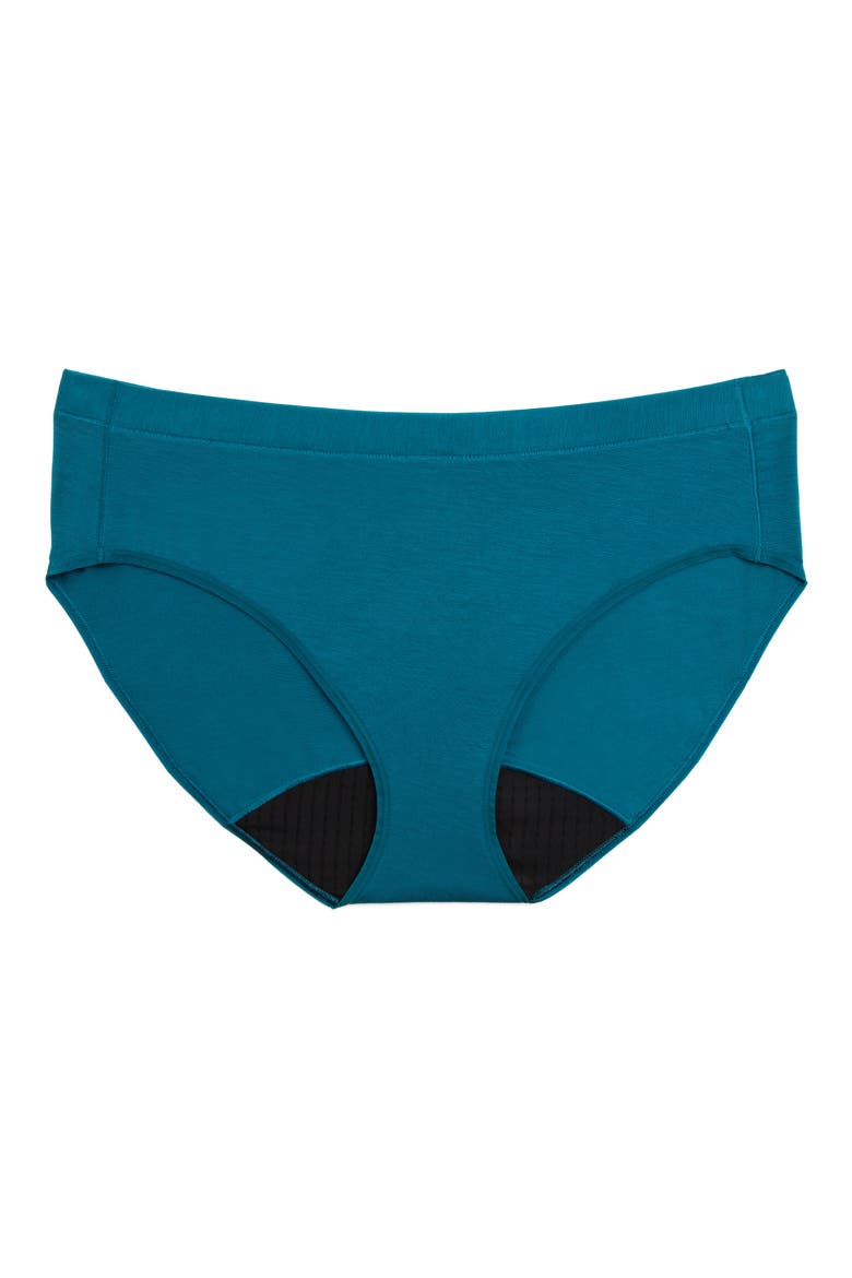 Period & Leakproof High Absorbency Comfort Briefs, Alternate, color, BLUE
