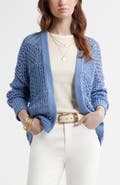 Treasure & Bond Openwork Slouchy Cotton Cardigan