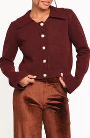 Petal & Pup Trumpet Sleeve Cardigan