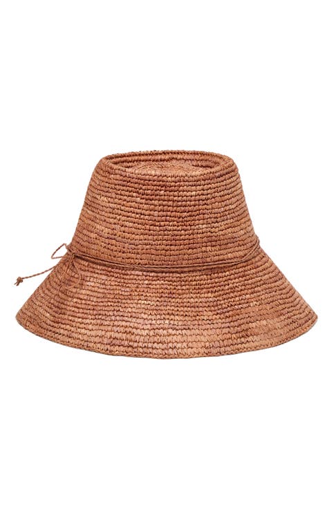 Seville Raffia Bucket Hat