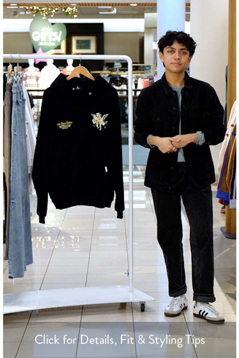 Represent Legacy Cherubs Cotton Graphic Hoodie (Men) | Nordstrom