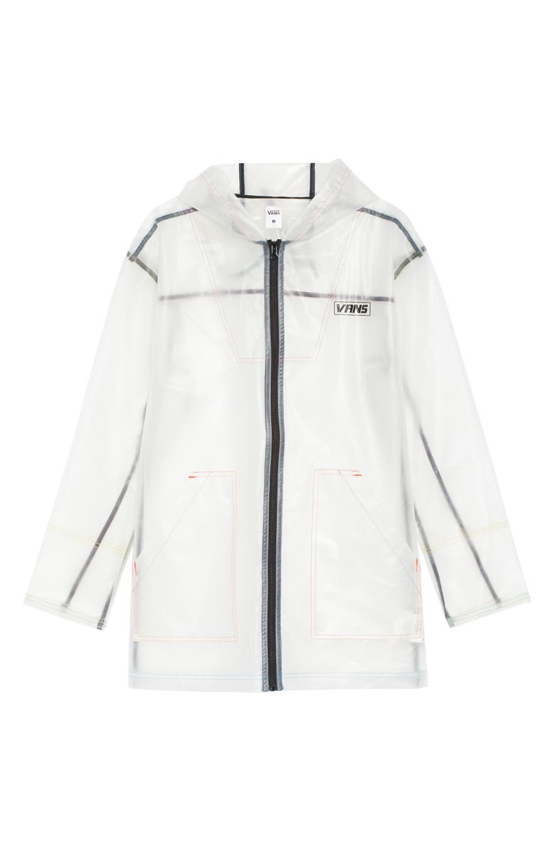 Vans Thread It Clear Rain Jacket, Alternate, color, 