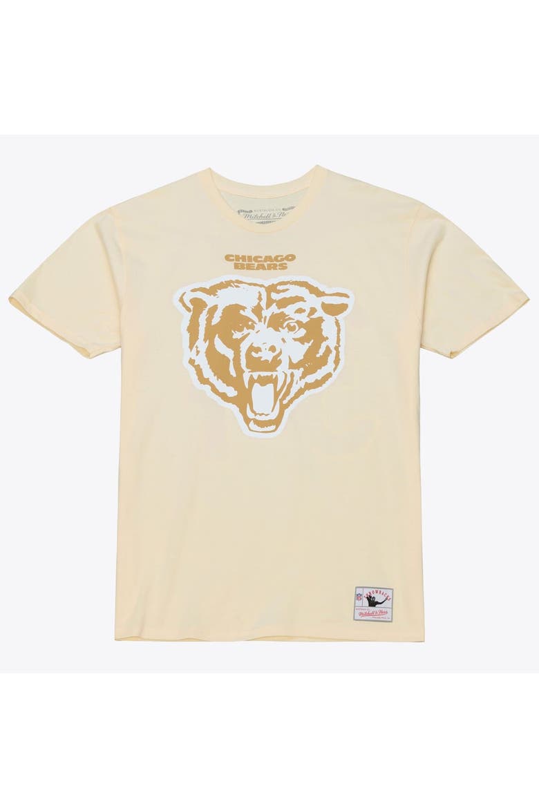 Men's Mitchell & Ness Walter Payton Cream Chicago Bears Sandman Name & Number T-Shirt, Alternate, color, Cream