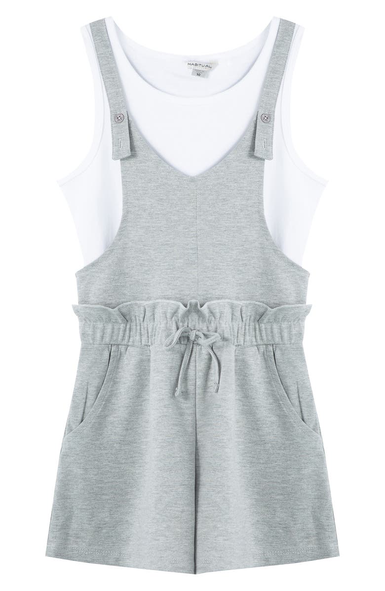 Habitual Kids Kids' Tank & Shortalls Set, Main, color, 