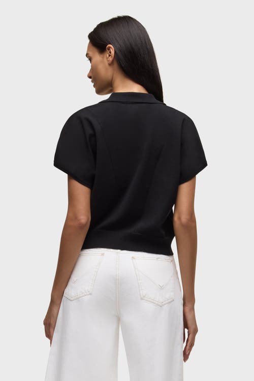 Hudson Jeans Draped Collared Sweater