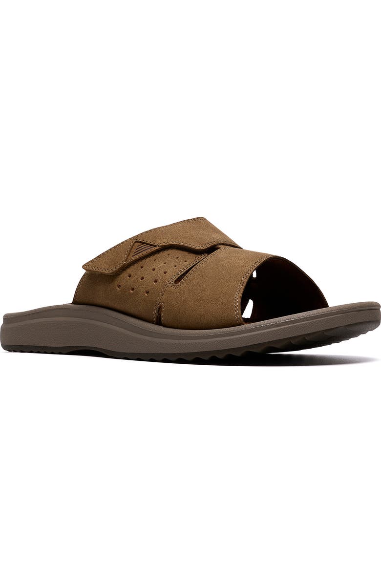 Clarks<sup>®</sup> Breeze Slide Sandal, Main, color, Sand