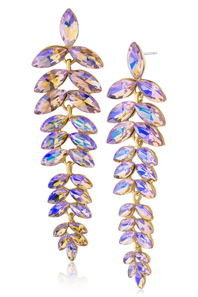 Marquise Drop Earrings (Nordstrom Exclusive), Main, color, CLEAR/ GOLD