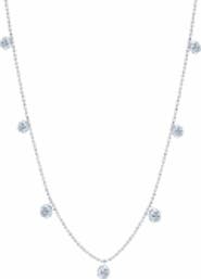 Graziela Small Floating Diamond Necklace in White