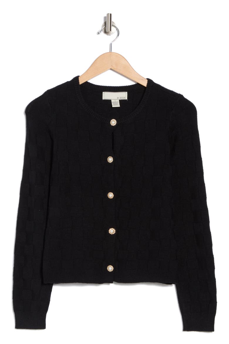 Kyla Cardigan, Alternate, color, BLACK