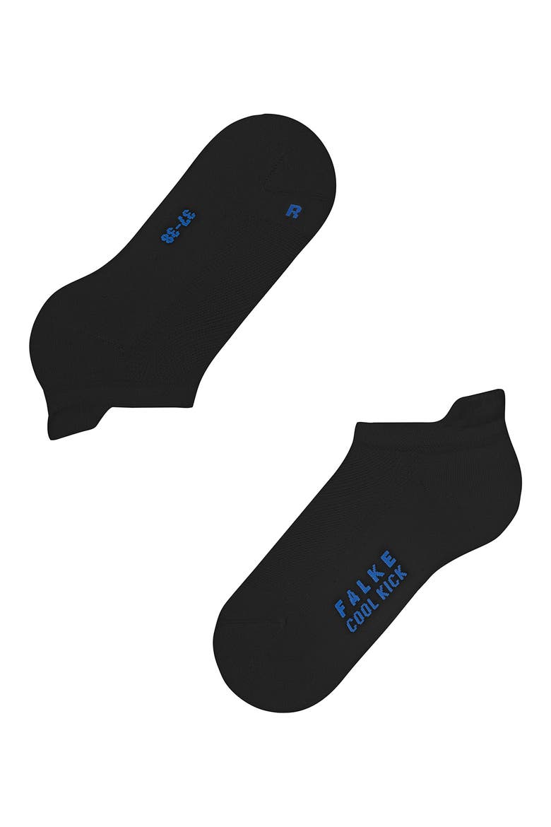 Cool Kick Ankle Socks, Alternate, color, BLACK