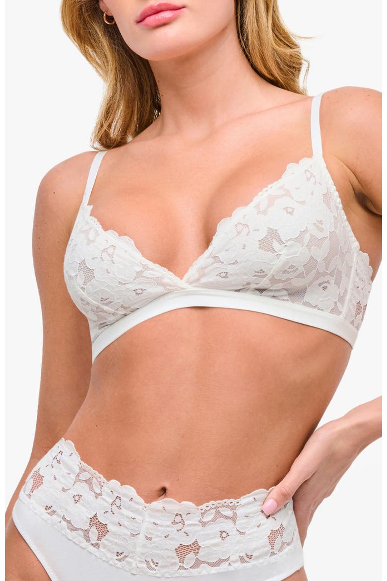 Romanza Triangle Bralet, Main, color, Moon Ivory