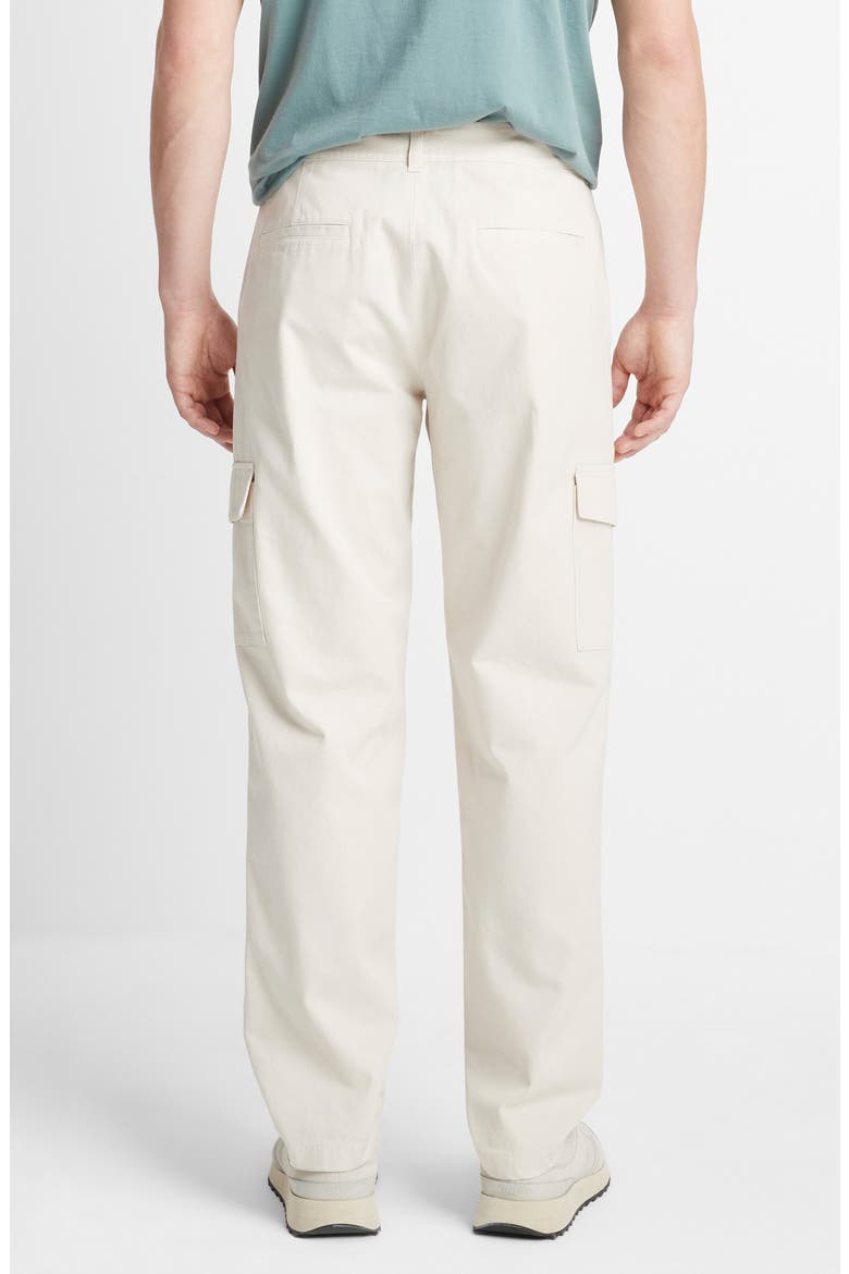 Straight Leg Garment Dyed Twill Cargo Pants, Alternate, color, DECO CREAM