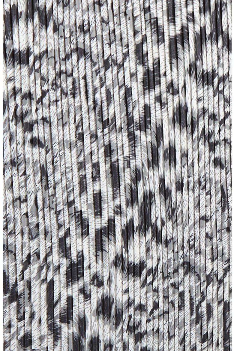 Pleated Spots on Spots Diamond Silk Scarf, Alternate, color, SILVER