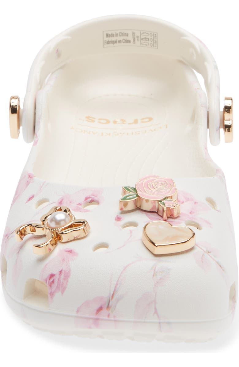 CROCS Kids' Floral Print Ballet Flat, Alternate, color,