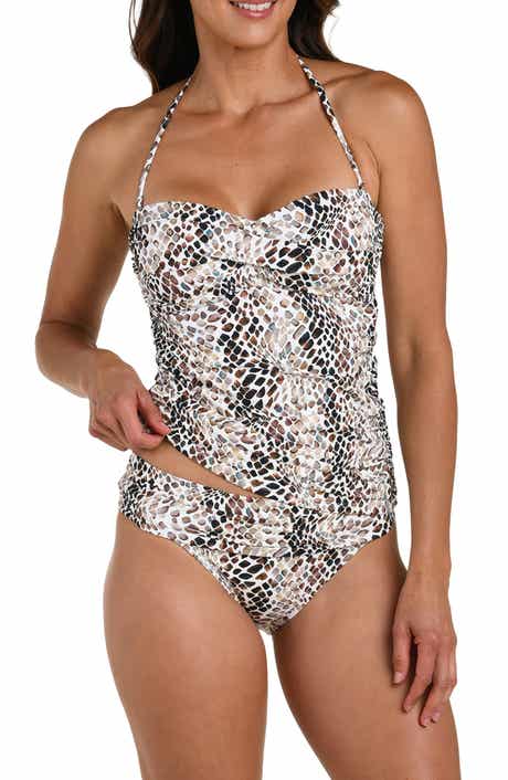 Wild Whispers Twist Tankini Top