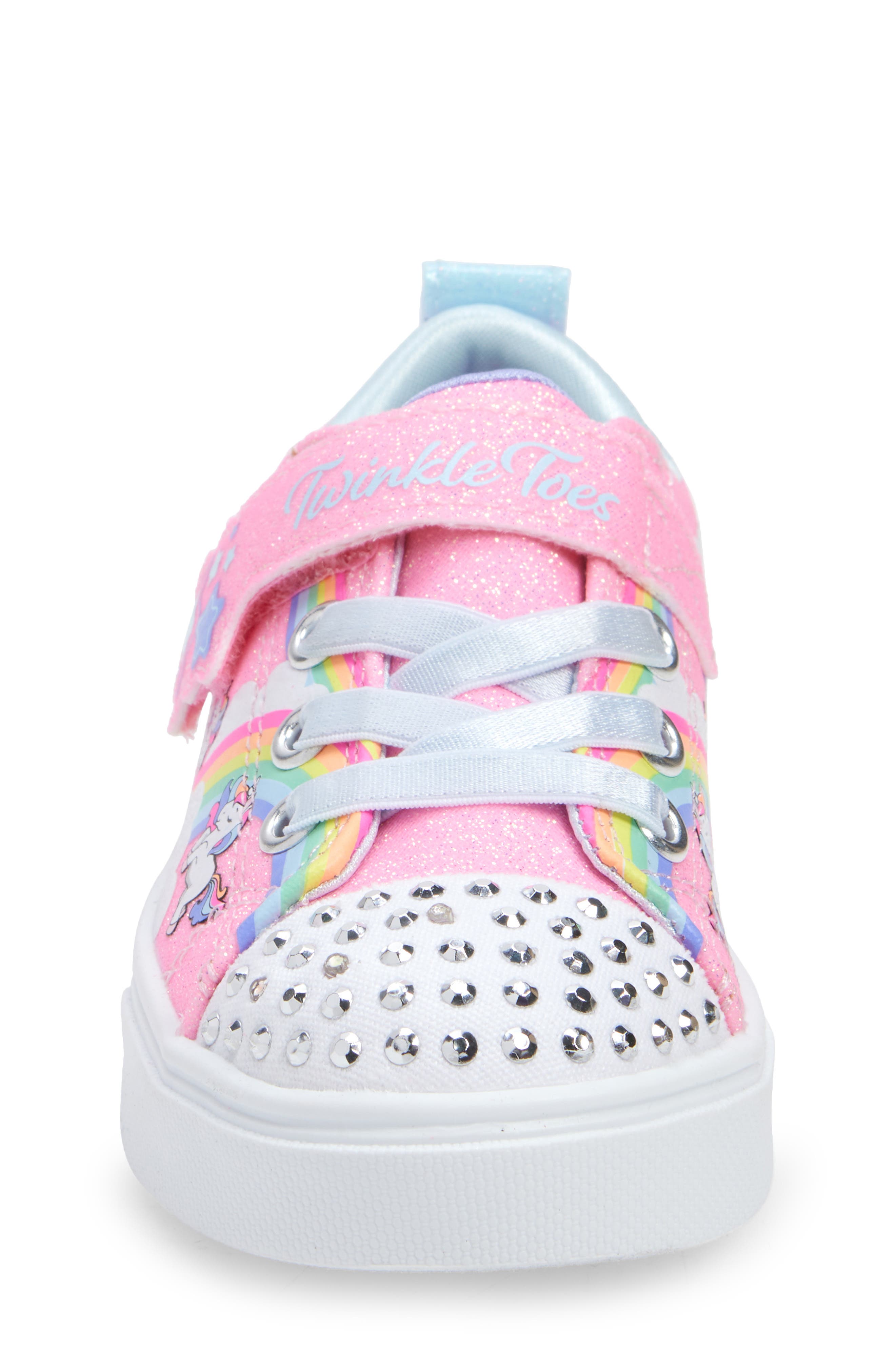 SKECHERS Twinkle Sparks Light-Up Sneaker, Alternate, color, Pink/ Multi
