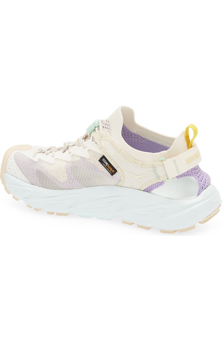 HOKA Hopara 2 Hiking Sandal, Alternate, color, Alabaster / Snow Melt