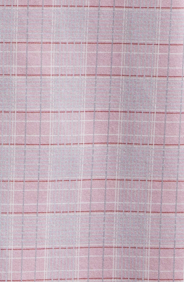 Bugatchi James OoohCotton<sup>®</sup> Check Button-Up Shirt, Alternate, color, Wood Rose