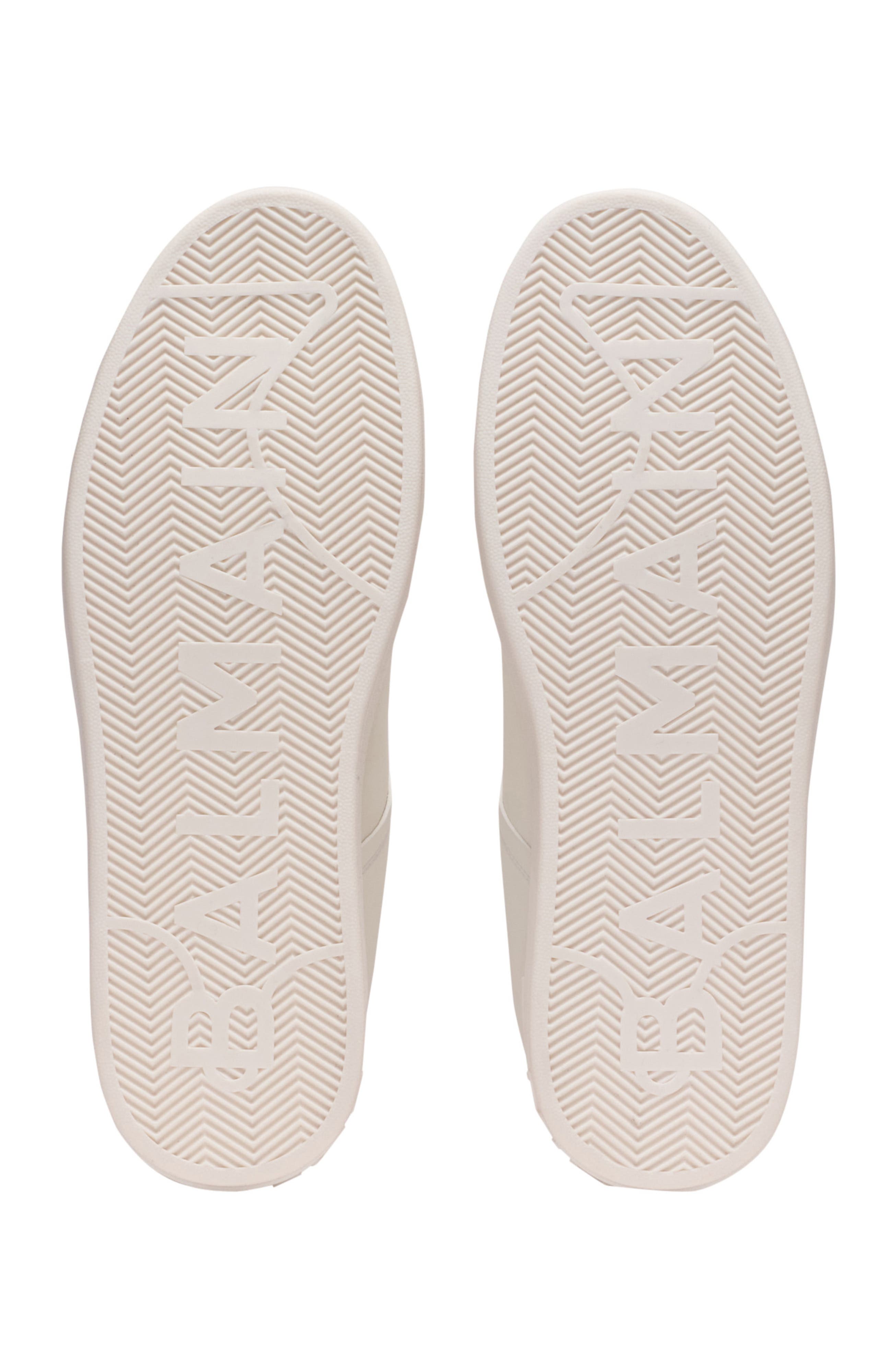 Balmain B-Court trainers in leather calfskin, Alternate, color, White