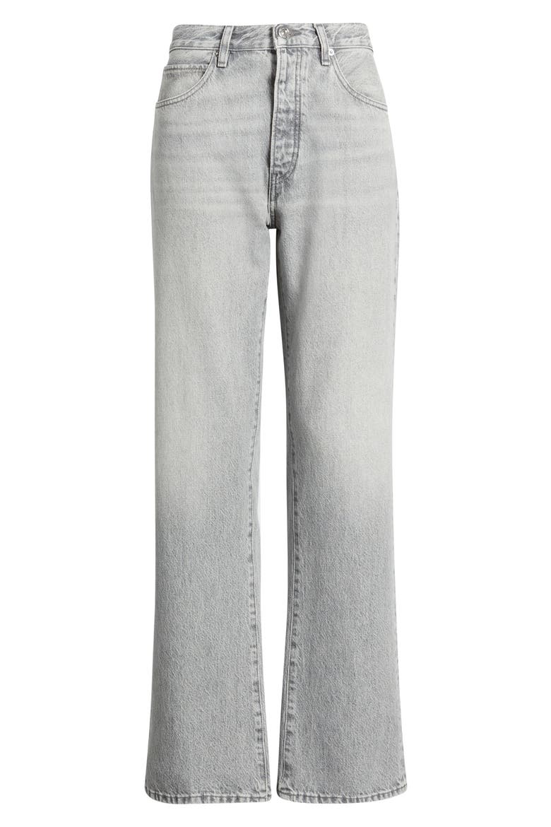 The Vertical High Waist Relaxed Straight Leg Jeans, Alternate, color, PHANTOM