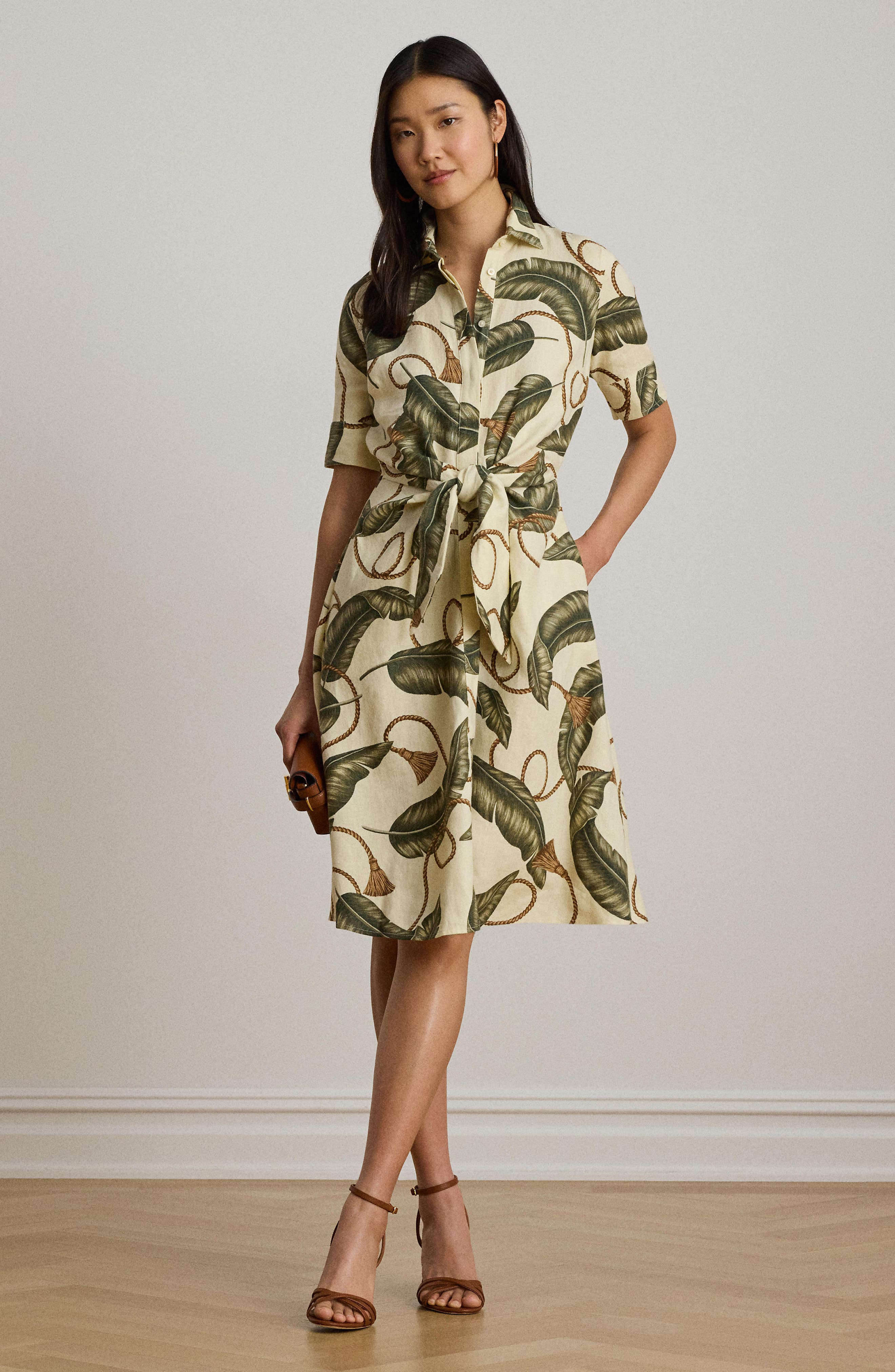 Short Sleeve Shirtdress - image 2
