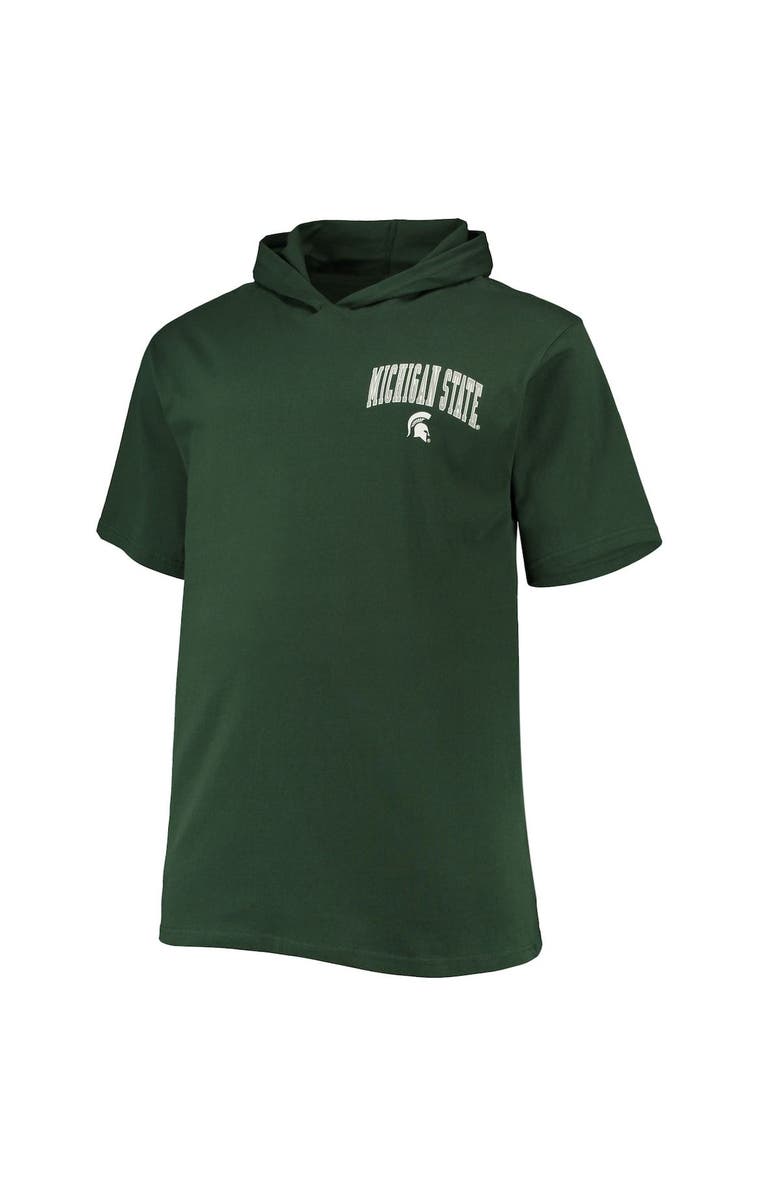 PROFILE Men's Green Michigan State Spartans Big & Tall Team Hoodie T-Shirt, Alternate, color,