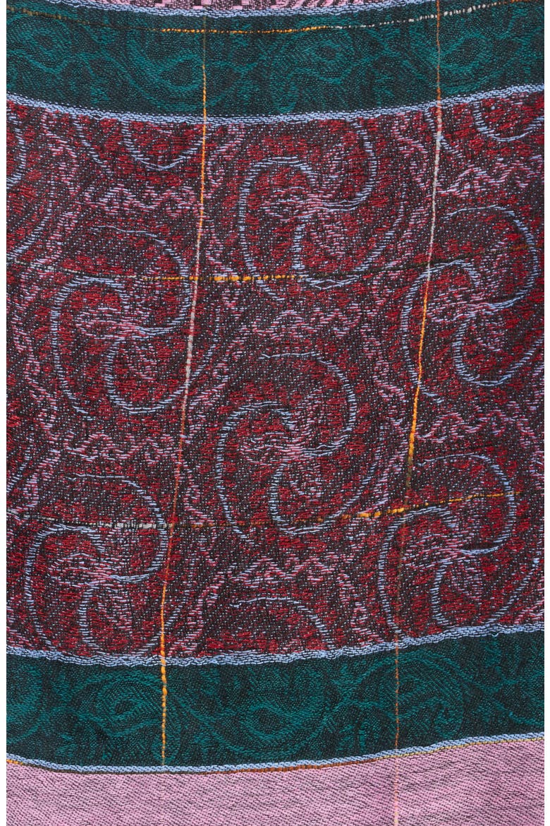 Plaid and Paisley Scarf, Alternate, color, LIGHT PINK