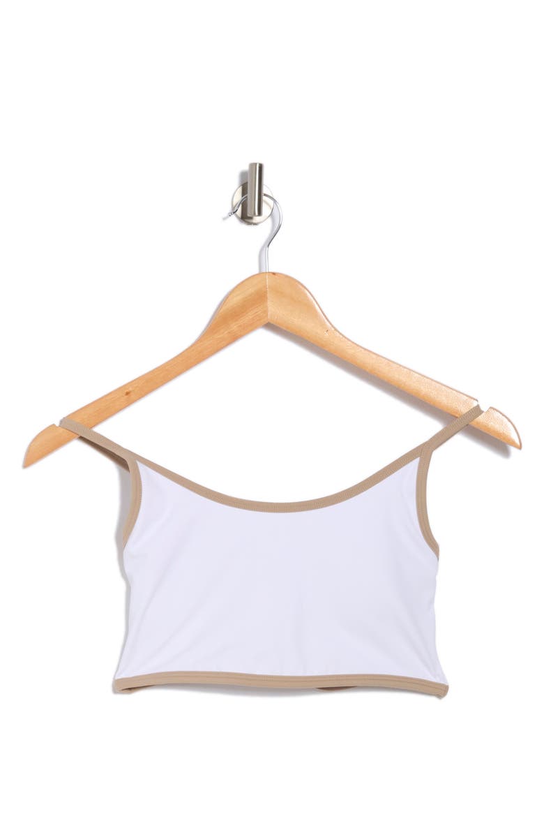 X by Gottex Racerback Sports Bra, Alternate, color, White