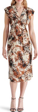 Steve Madden Clarissa Satin Midi Dress