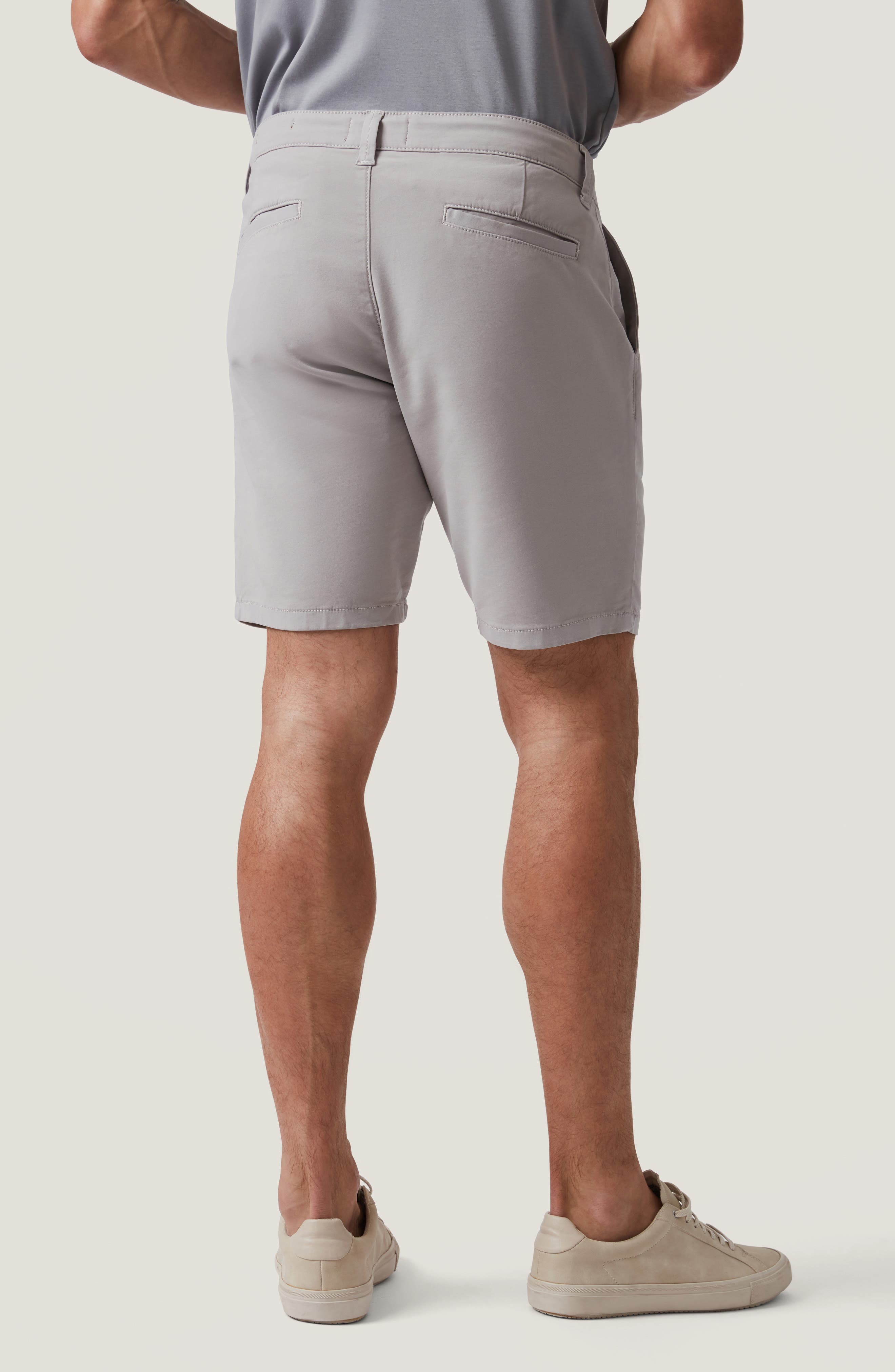 Arizona Slim Fit Flat Front Chino Shorts - image 2