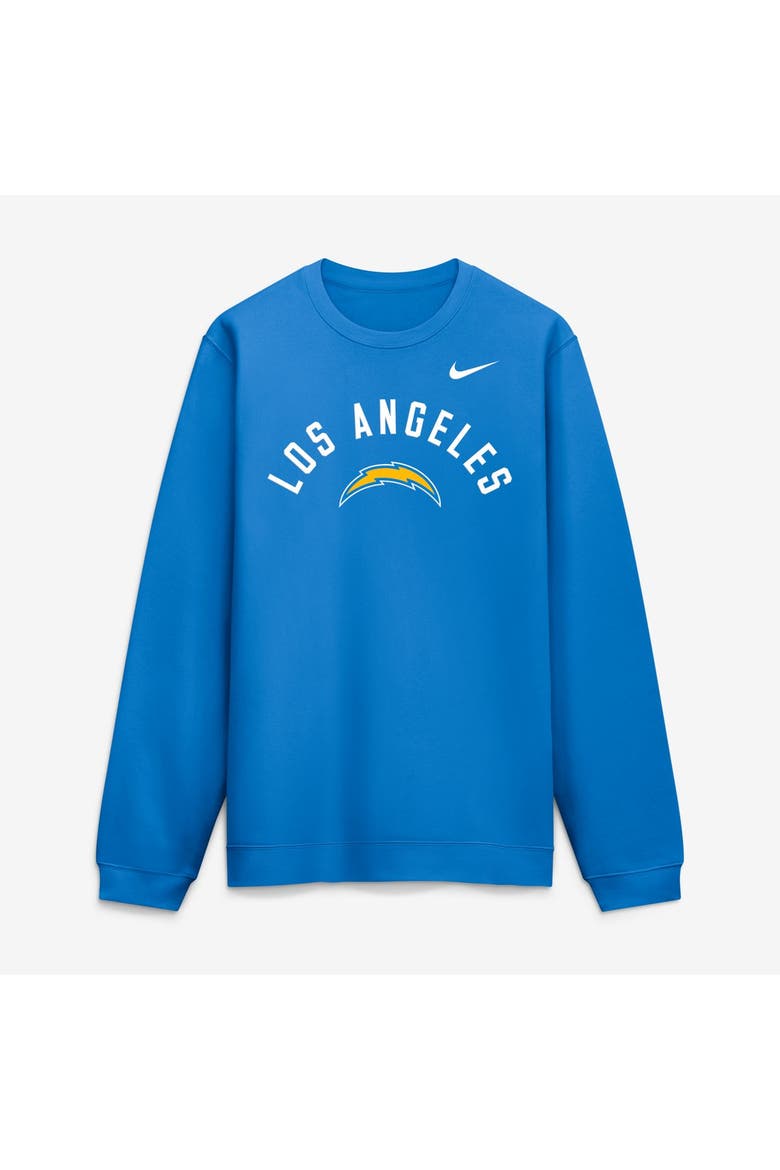 Men's Nike Powder Blue Los Angeles Chargers Primetime Club Sweatshirt, Main, color, Powder Blue