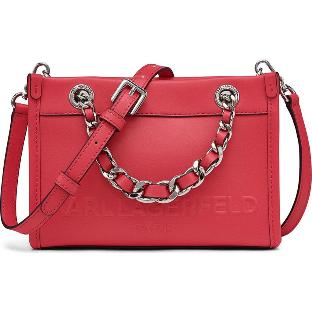 Karl Lagerfeld Paris Savoie Crossbody In French Rose
