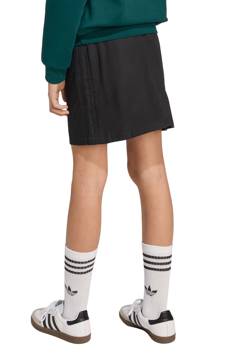 adidas Kids' Cotton Twill Skirt, Alternate, color, Black