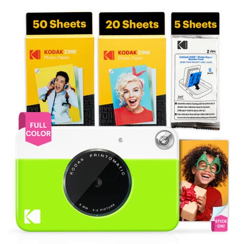 Instant Camera + 75 Photo Sheets