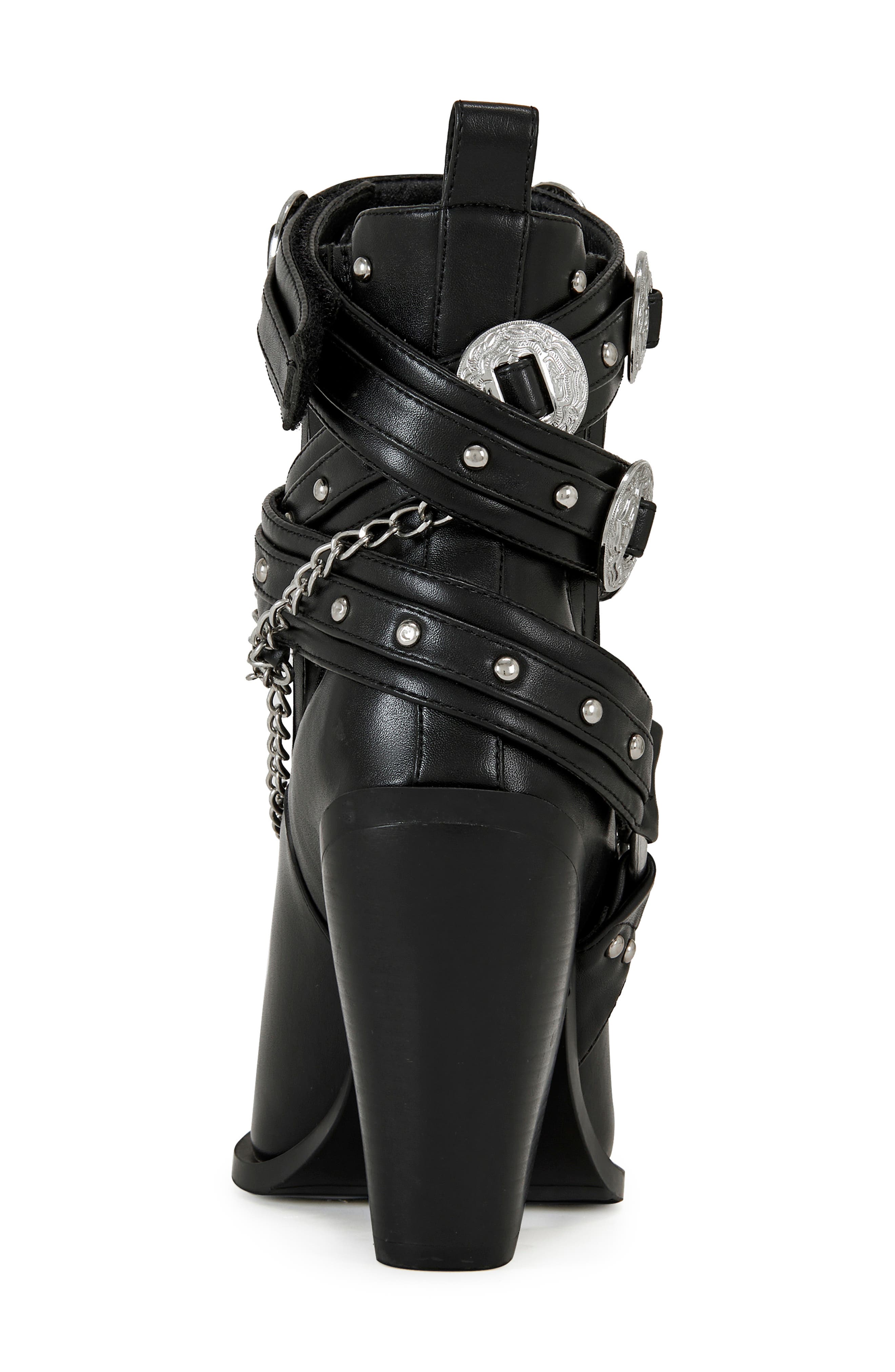 AZALEA WANG Riggins Studded Bootie, Alternate, color, Black