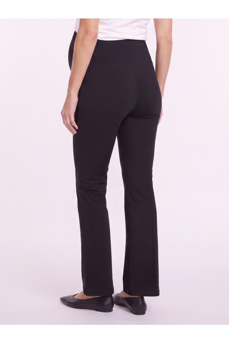 Secret Fit Over the Belly Full Length Ponte Pant, Alternate, color, Black