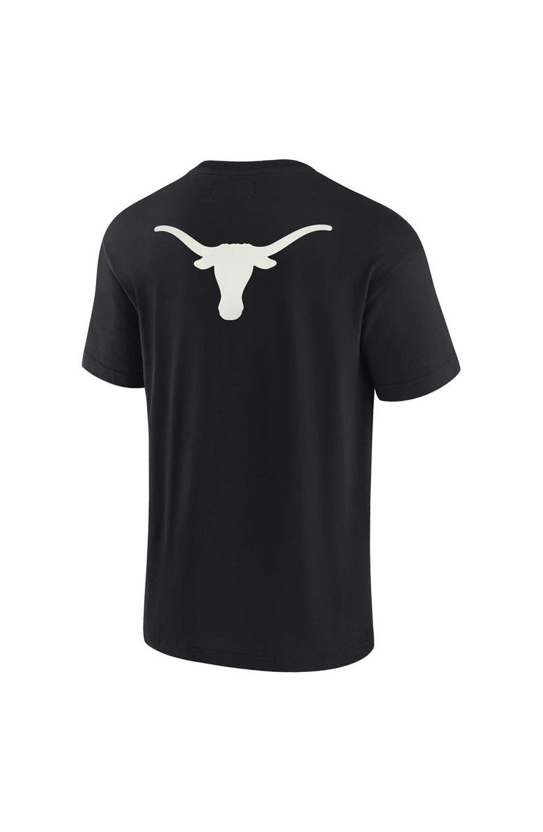 Fanatics Signature Unisex Fanatics Signature Black Texas Longhorns Super Soft Short Sleeve T-Shirt, Alternate, color,