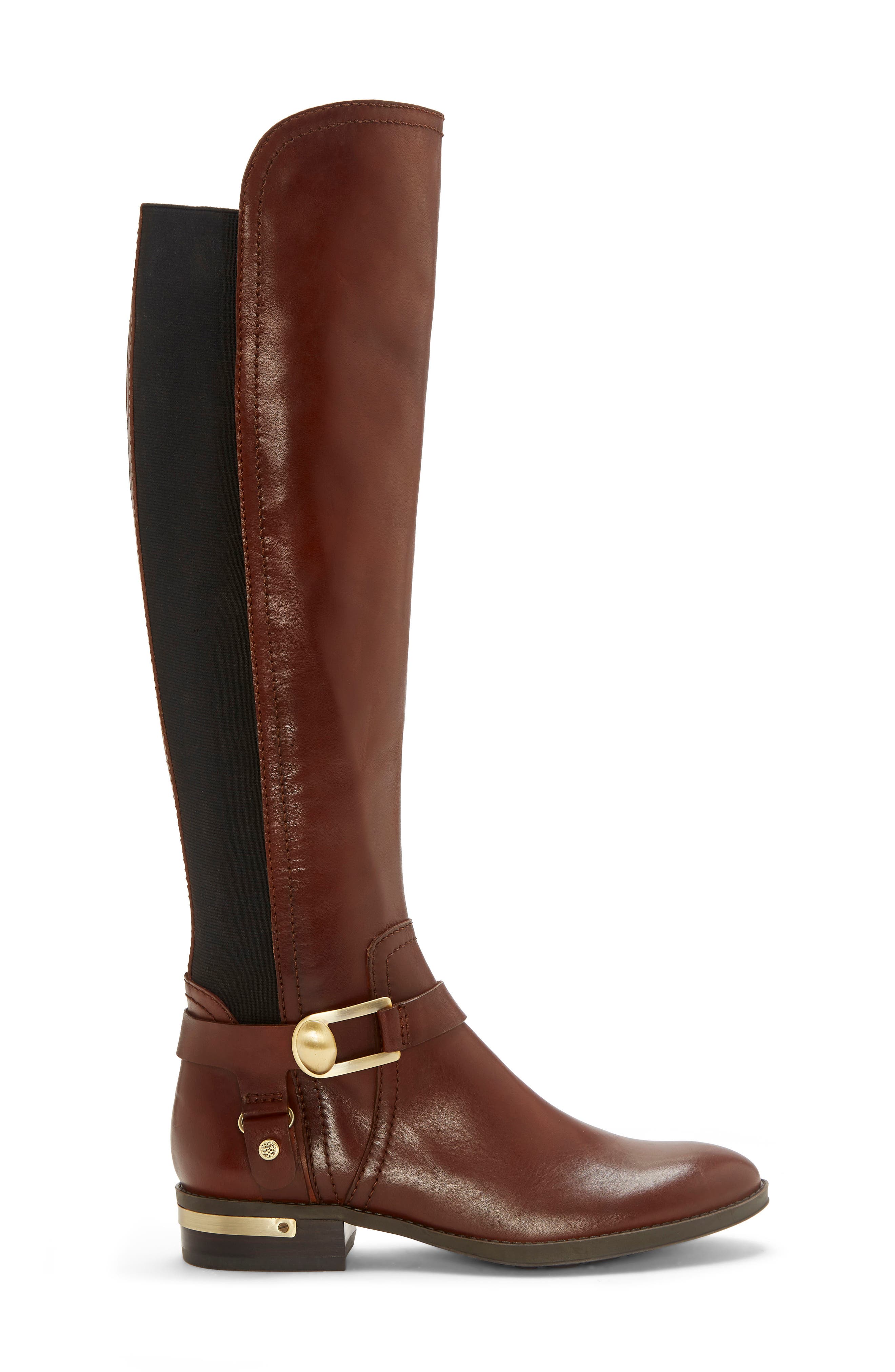 Pearley Knee High Riding Boot, Alternate, color, BROWN MOSS LEATHER