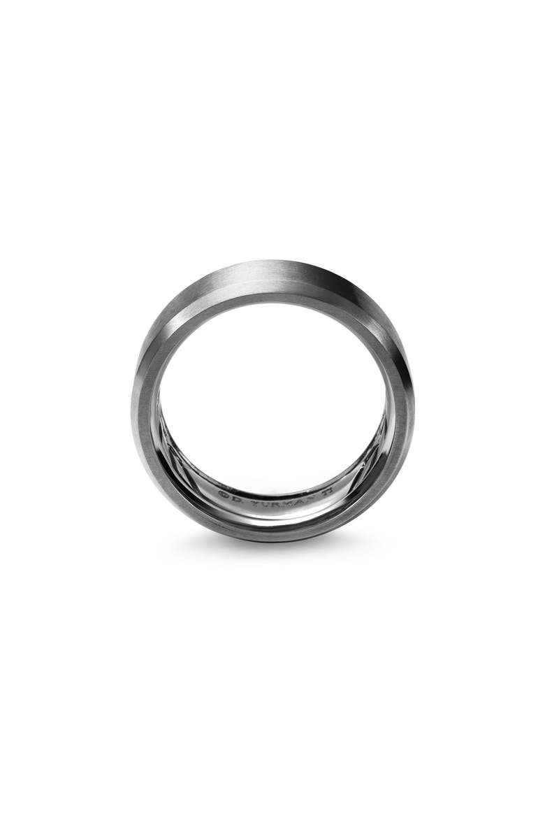 Beveled Titanium Band, Alternate, color, TITANIUM