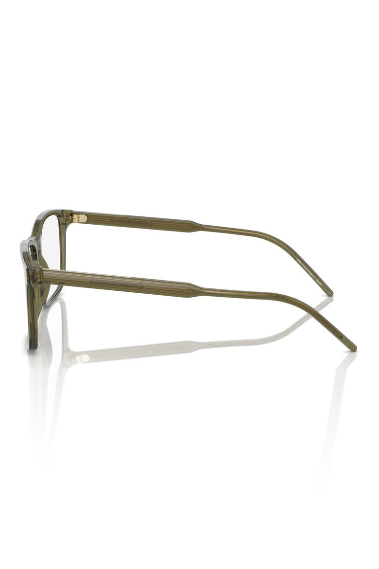 55MM RECTANGLE, Alternate, color, TRANSPARENT GREEN / DEMO LENS