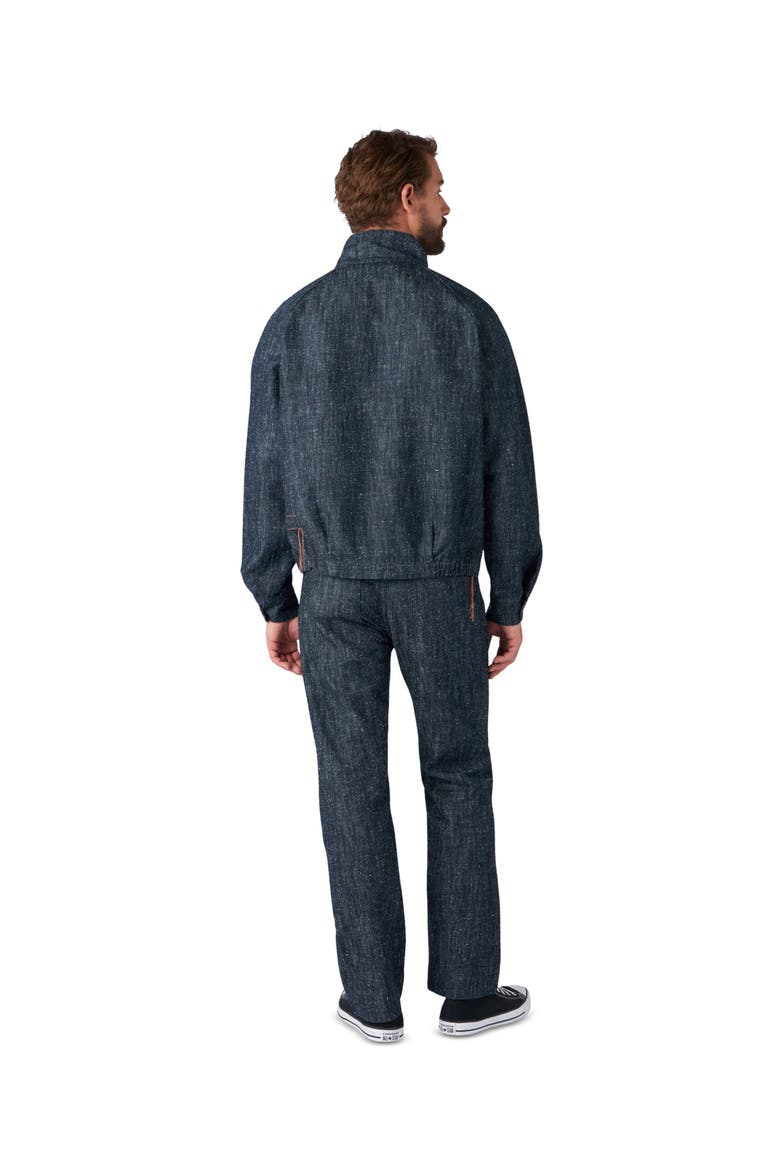 Carol Indigo Rinse Denim Zip-Up Jacket, Alternate, color, BLUE