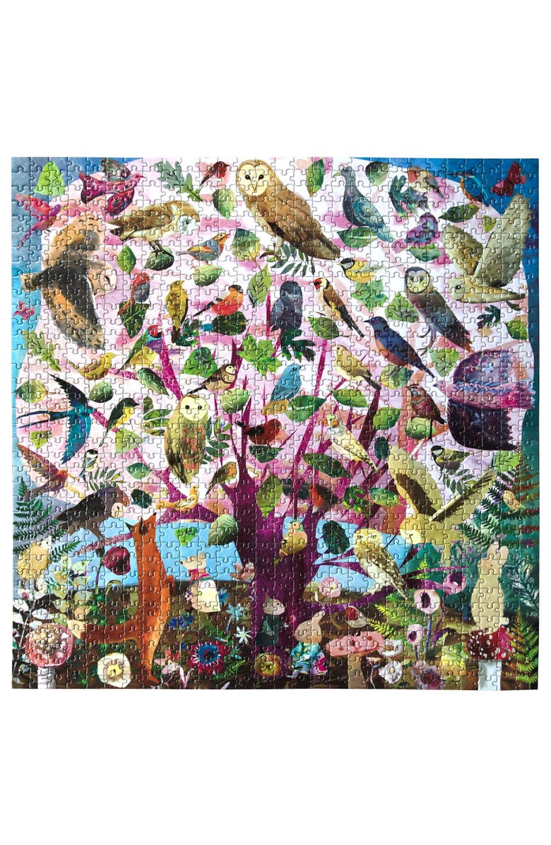 eeBoo Piece and Love Parliament Of Owls 1000 Piece Puzzle, Alternate, color, 