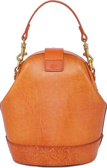 Doctor Bucket Leather Crossbody Bag