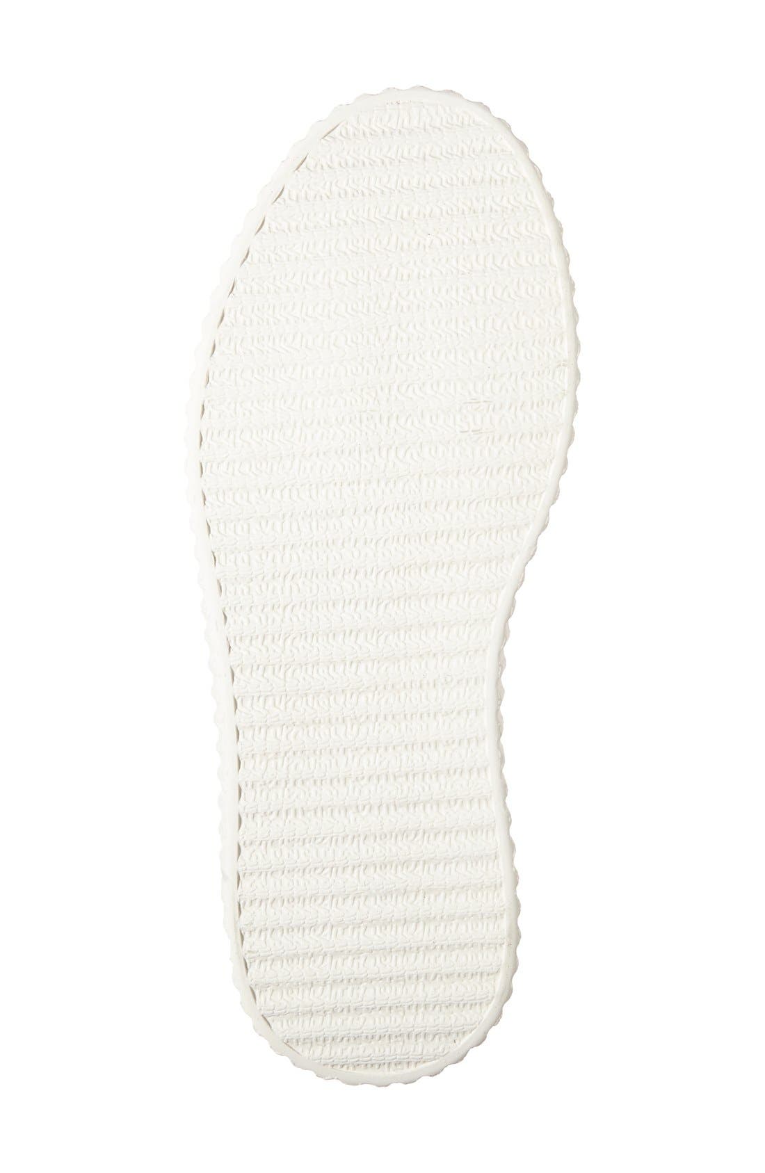 'Parker' Platform Sneaker, Alternate, color, WHITE/ NAVY LEATHER