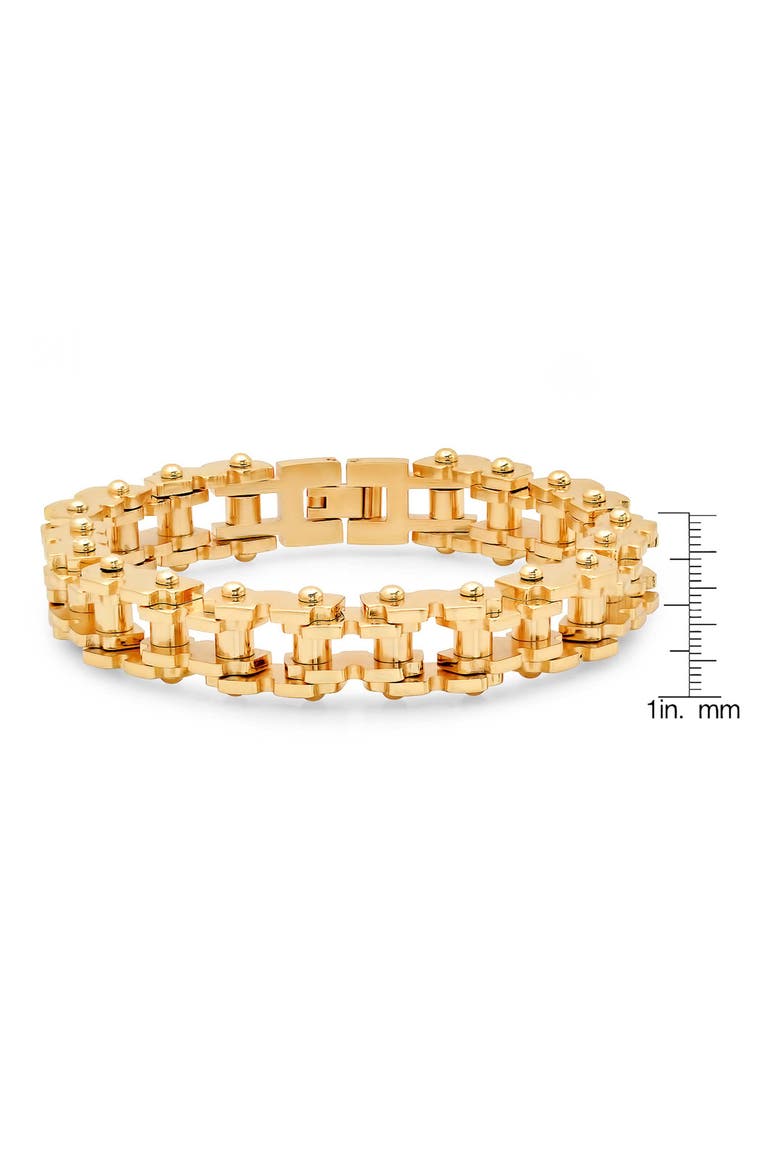 Men's Watch Link Bracelet, Alternate, color, GOLD