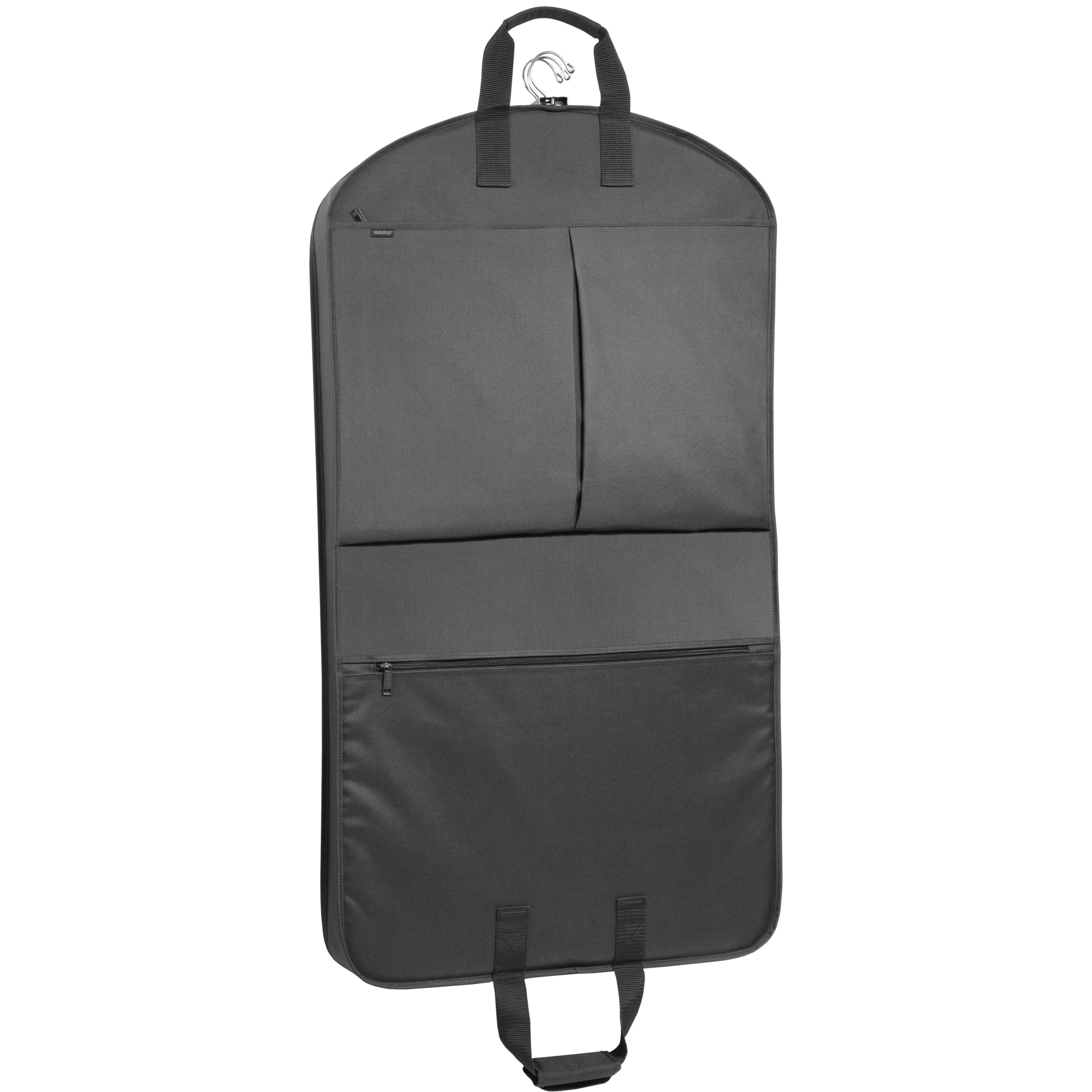 Wallybags Premium Travel Garment Bag with Pockets, Alternate, color, Black