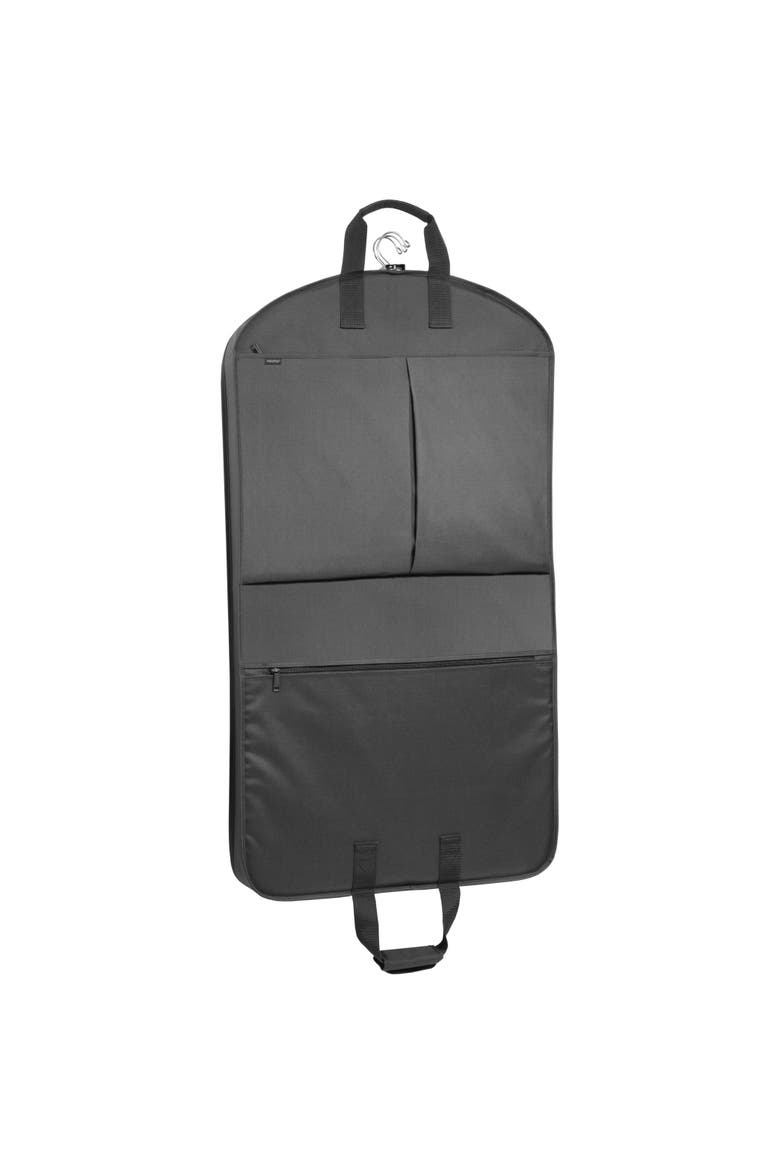 Premium Travel Garment Bag with Pockets, Alternate, color, Black